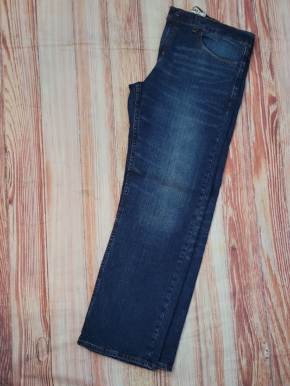 True Craft Indigo Relaxed Denim Jeans 32x30